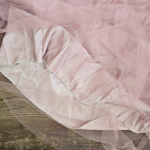 2PCs: Cheongsam Top (S) & Tulle Princess Maxi Skirt Set - Picture 9 of 11